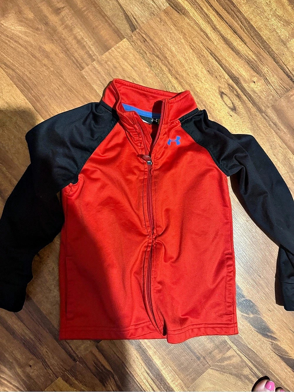 Under Armour Kids Red & Black Athletic Jacket